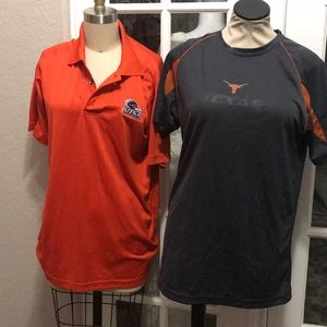Utsa and Longhorn shirt bundle size M